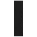 vidaXL Könyvespolc Fekete tölgy 82,5 x 30,5 x 115 cm Faanyag