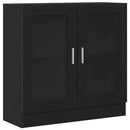 vidaXL Könyvespolc Fekete tölgy 82,5 x 30,5 x 80 cm Faanyag