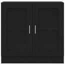 vidaXL Könyvespolc Fekete tölgy 82,5 x 30,5 x 80 cm Faanyag