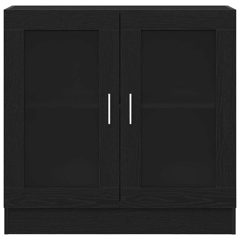 vidaXL Könyvespolc Fekete tölgy 82,5 x 30,5 x 80 cm Faanyag