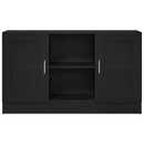 vidaXL Széf Fekete tölgy 120 x 30,5 x 70 cm Faanyag