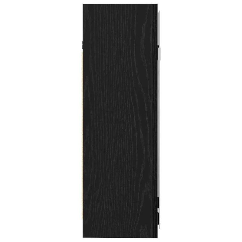 vidaXL Fürdőszobai tükörszekrény Musta tammi 62.5 x 20.5 x 64 cm