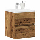 vidaXL Fürdőszoba Székény Antik Fa 41 x 38,5 x 45 cm Szerelt Fa