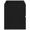 vidaXL Fürdőszoba Székény Fekete Tölgy 80 x 38,5 x 45 cm Szerelt Fa