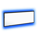 vidaXL LED Fürdőszoba Tükör Fekete tölgy 100 x 8,5 x 37 cm Üveg