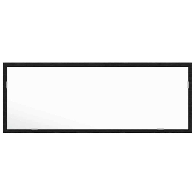 vidaXL LED Fürdőszoba Tükör Musta tammi 100 x 8.5 x 37 cm Faanyag