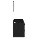 vidaXL Mosdó Szekrény Fekete tölgy 90 x 45 x 1.5 cm Szerelt Fa
