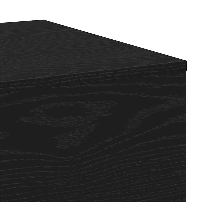 vidaXL Dohányzóasztal Musta tammi 100 x 49.5 x 31 cm Faanyag