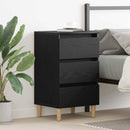 vidaXL Éjjeliszekrény fiókkal Fekete tölgy 40 x 35 x 69 cm Faanyag