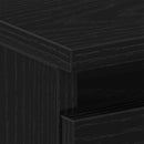 vidaXL Éjjeliszekrény fiókkal Musta tammi 40 x 35 x 69 cm Faanyag