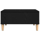 vidaXL Dohányzóasztal Fekete tölgy 60 x 60 x 30 cm Faanyag