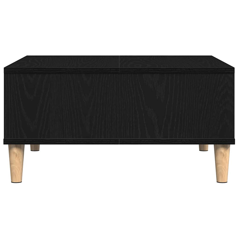 vidaXL Dohányzóasztal Musta tammi 60 x 60 x 30 cm Faanyag