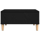 vidaXL Dohányzóasztal Fekete tölgy 60 x 60 x 30 cm Faanyag