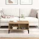 vidaXL Dohányzóasztal Artisan tölgy 60 x 60 x 30 cm