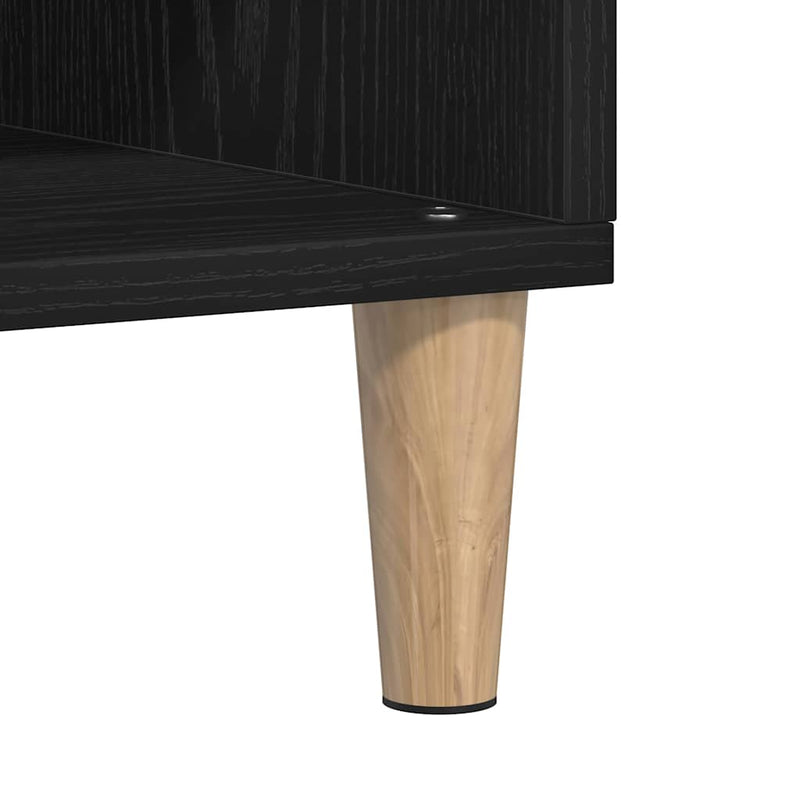 vidaXL Széf Musta tammi 103.5 x 35 x 70 cm Faanyag