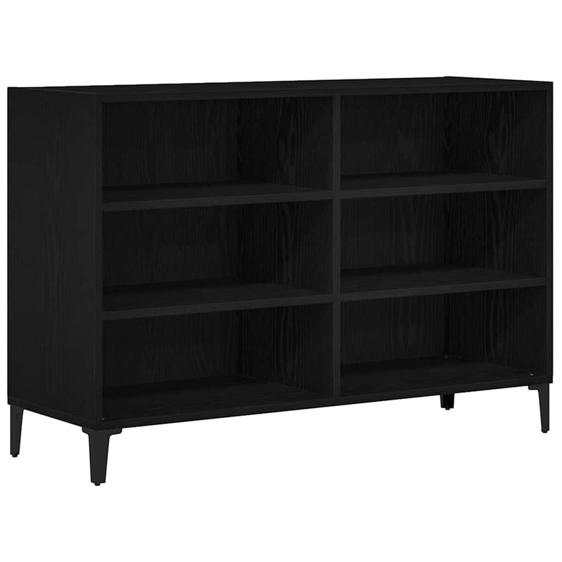vidaXL Széf Fekete 103.5 x 35 x 70 cm Faanyag