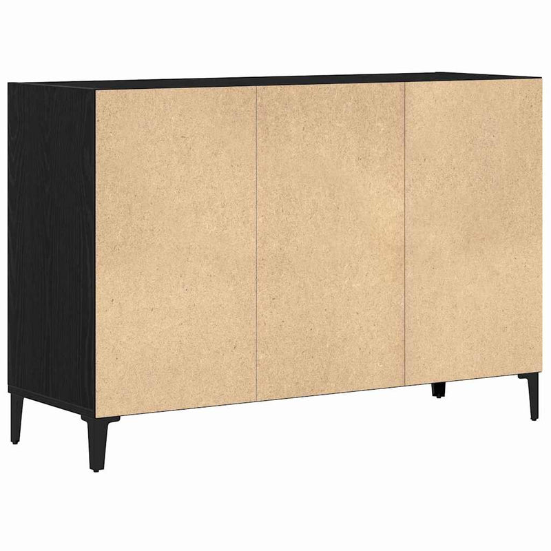 vidaXL Széf Fekete 103.5 x 35 x 70 cm Faanyag