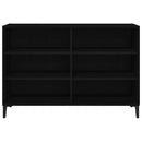 vidaXL Széf Fekete tölgy 103,5 x 35 x 70 cm Faanyag