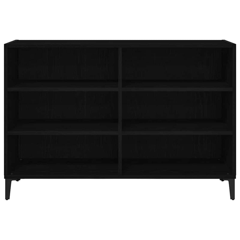 vidaXL Széf Fekete 103.5 x 35 x 70 cm Faanyag