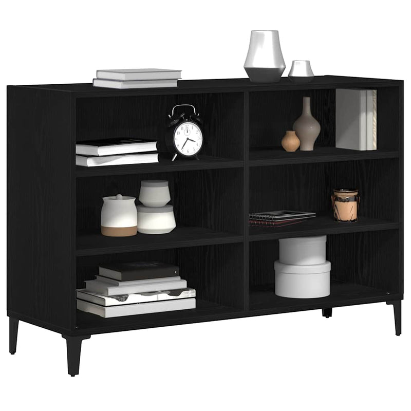 vidaXL Széf Fekete 103.5 x 35 x 70 cm Faanyag