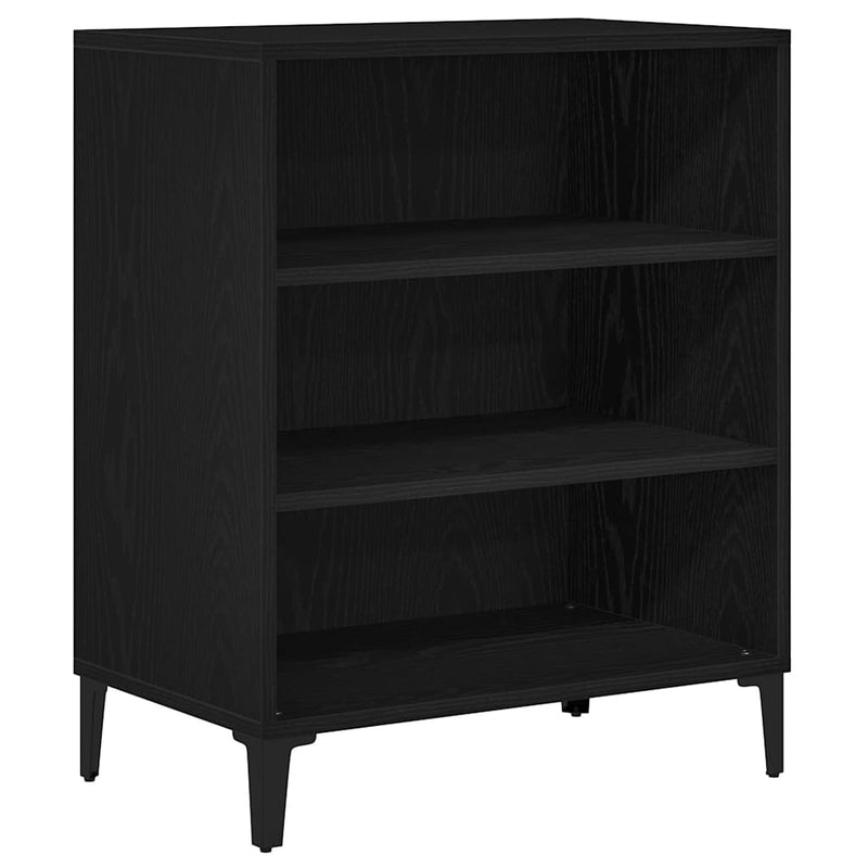 vidaXL Széf Musta tammi 57 x 35 x 70 cm Faanyag