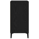 vidaXL Széf Fekete tölgy 57 x 35 x 70 cm Faanyag