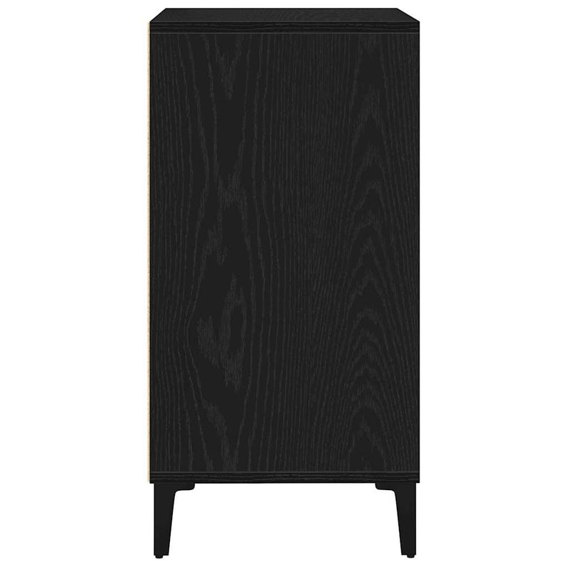 vidaXL Széf Musta tammi 57 x 35 x 70 cm Faanyag