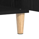 vidaXL Széf Fekete tölgy 60 x 35 x 70 cm Faanyag