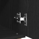 vidaXL Széf Fekete 60 x 35 x 70 cm Faanyag