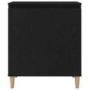 vidaXL Széf Fekete tölgy 60 x 35 x 70 cm Faanyag