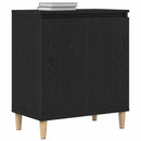 vidaXL Széf Fekete tölgy 60 x 35 x 70 cm Faanyag