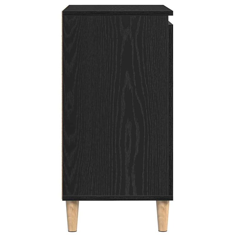 vidaXL Széf Fekete 60 x 35 x 70 cm Faanyag