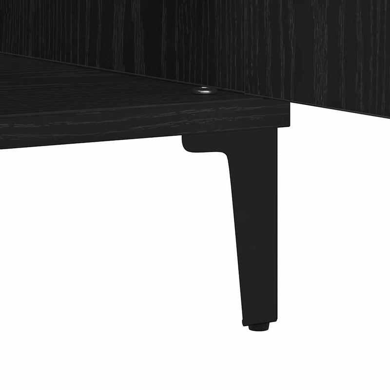 vidaXL Széf Fekete 60 x 35 x 70 cm Faanyag