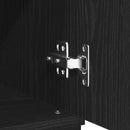 vidaXL Széf Fekete tölgy 60 x 35 x 70 cm Faanyag