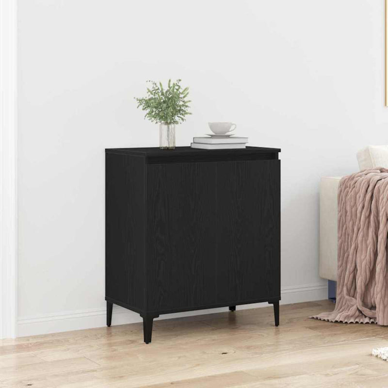 vidaXL Széf Fekete 60 x 35 x 70 cm Faanyag