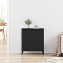 vidaXL Széf Fekete tölgy 60 x 35 x 70 cm Faanyag