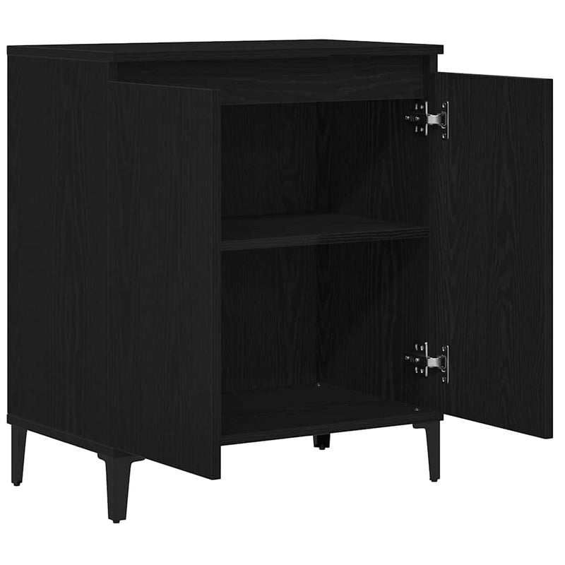 vidaXL Széf Fekete 60 x 35 x 70 cm Faanyag