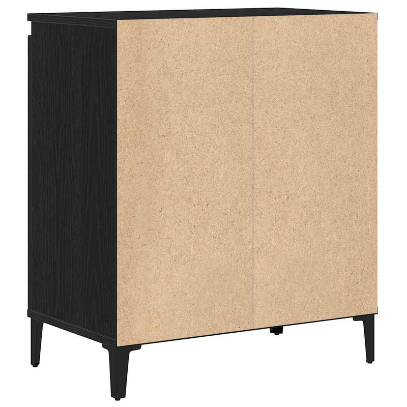 vidaXL Széf Fekete 60 x 35 x 70 cm Faanyag