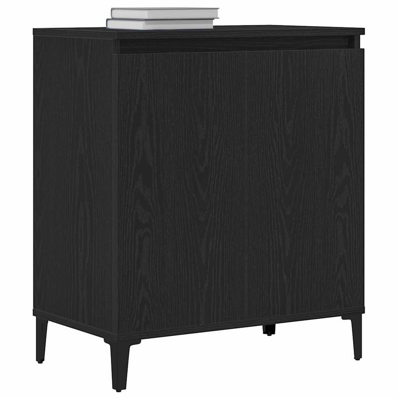 vidaXL Széf Fekete 60 x 35 x 70 cm Faanyag