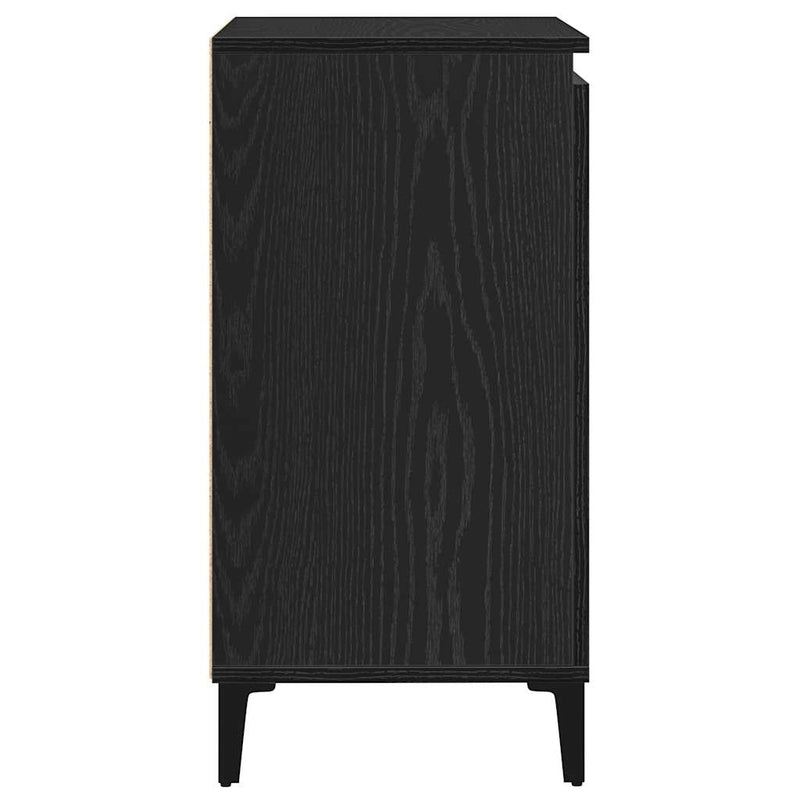 vidaXL Széf Fekete 60 x 35 x 70 cm Faanyag