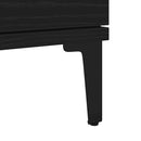 vidaXL Széf fiókkal Fekete tölgy 60 x 35 x 70 cm Faanyag
