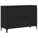 vidaXL Széf fiókkal Fekete tölgy 104 x 35 x 70 cm Faanyag
