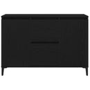 vidaXL Széf fiókkal Fekete tölgy 104 x 35 x 70 cm Faanyag