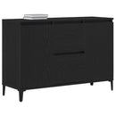 vidaXL Széf fiókkal Fekete tölgy 104 x 35 x 70 cm Faanyag