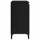 vidaXL Széf fiókkal Fekete tölgy 104 x 35 x 70 cm Faanyag