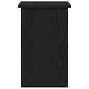 vidaXL Oldalsó szekrény Fekete tölgy 35 x 35 x 55 cm Faanyag