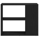 vidaXL Széf fiókkal Fekete tölgy 60 x 30 x 50 cm Faanyag