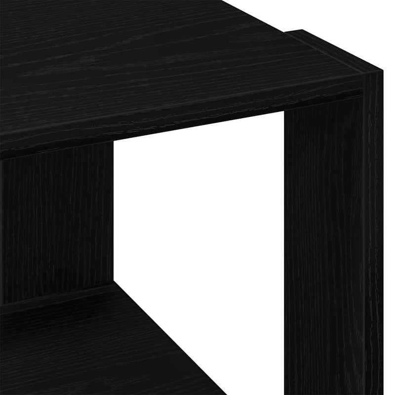 vidaXL Dohányzóasztal Musta tammi 40 x 40 x 30 cm Faanyag