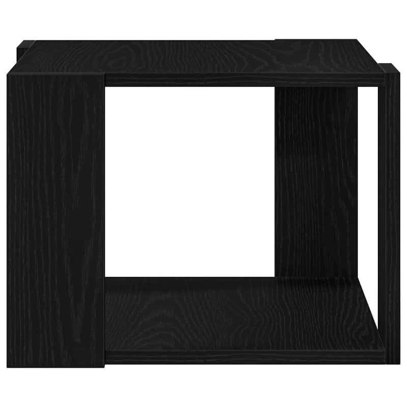 vidaXL Dohányzóasztal Musta tammi 40 x 40 x 30 cm Faanyag