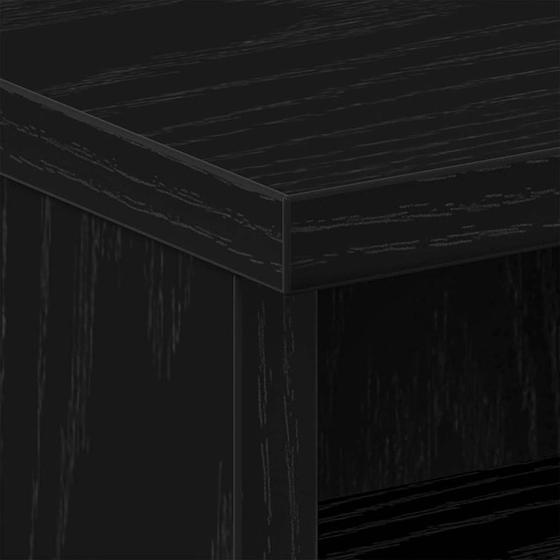 vidaXL Éjjeliszekrény 2 pcs Musta tammi 40 x 40 x 50 cm Faanyag